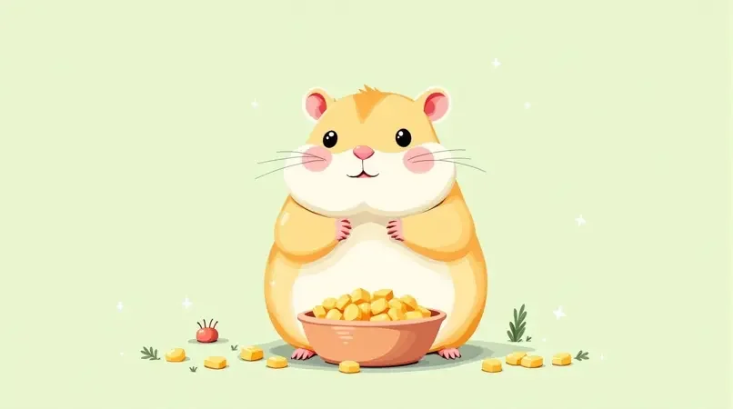 仓鼠囤食物的名场面，腮帮子鼓成球 - 唐人视频
